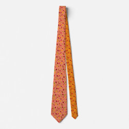Männer-Krawatte mit Herbstlauben-Design Krawatte