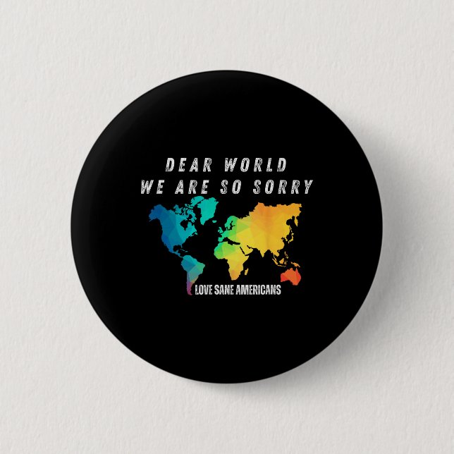 Männer Liebe Welt  Button (Vorderseite)