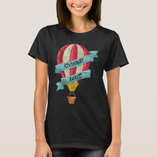 Männer Lieben Heißluftballon Cooles Abenteuer Awa T-Shirt