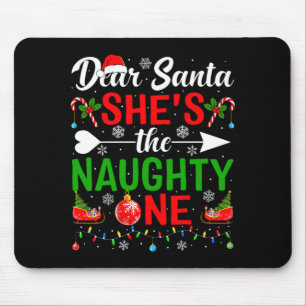 Männer Lieber Santa der unartige eine Paare Weihna Mousepad