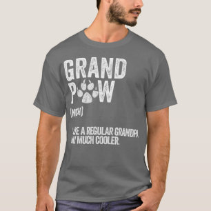 Männer Lustiger Bester Hund Opa Ever Grandpaw Retr T-Shirt