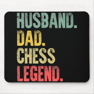 Männer Lustiges Geschenk Ehemann Vater Schach Lege Mousepad