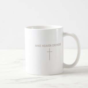 Männer machen Himmelskugel Christlichen Minimalist Kaffeetasse