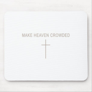 Männer machen Himmelskugel Christlichen Minimalist Mousepad