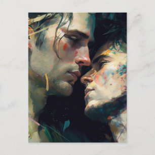 Männer Madin Liebe Postkarte