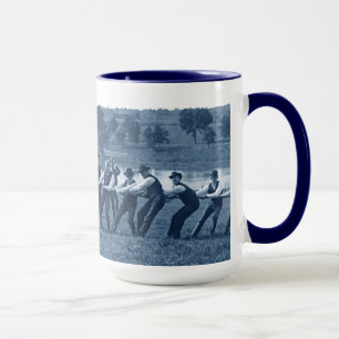 Männer Mann der 1890er Jahre, Umarmung des Fotos d Tasse