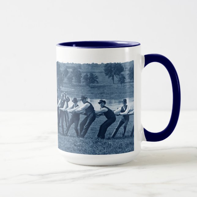 Männer Mann der 1890er Jahre, Umarmung des Fotos d Tasse (Rechts)