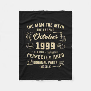 Männer Mann Mythos Legende Oktober 1999 23. Geburt Fleecedecke