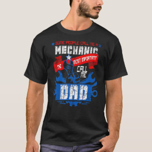 Männer mechanischer Vater Einige nennen mich Mecha T-Shirt