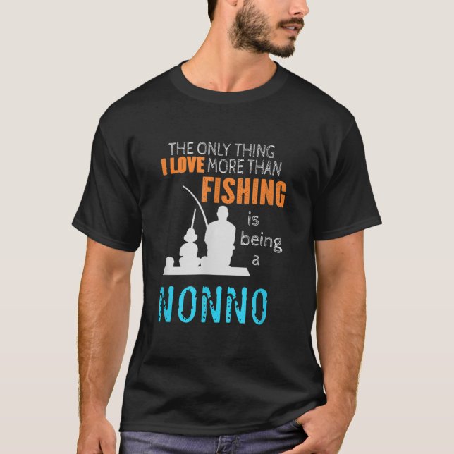 Männer mehr als Liebe Fischen Nonno Italy Gr T-Shirt (Vorderseite)
