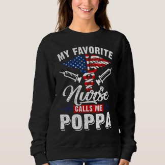Männer mein Lieblingsessen nennt mich Poppa Patrio Sweatshirt