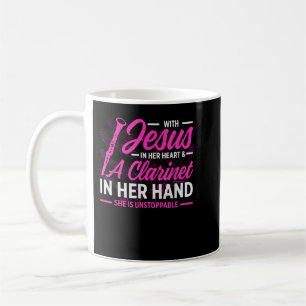 Männer mit Jesus in ihrem Herzen _ eine Klarinette Kaffeetasse