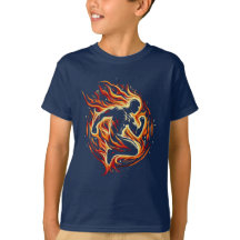 Männer mit T - Shirt für Feuerwehrmänner