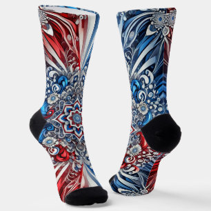 Männer nachhaltige Socken mit französischen Farben