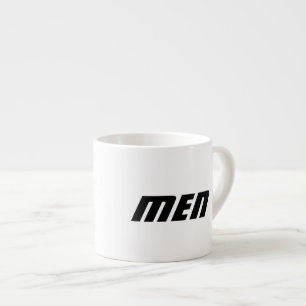 Männer Name Text Gedruckte Trinkwaren-Tasse Küche Espressotasse