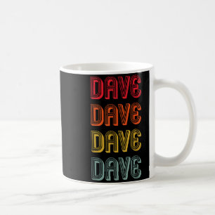Männer Name Vater Junge Ehemann Weihnachten Dave G Kaffeetasse
