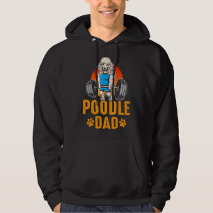 Männer Niedlich Poodle Vater Poodle Dog Hoodie