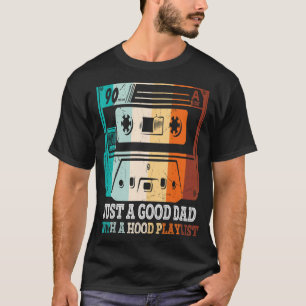 Männer nur ein guter Vater mit einer Hood Playlist T-Shirt