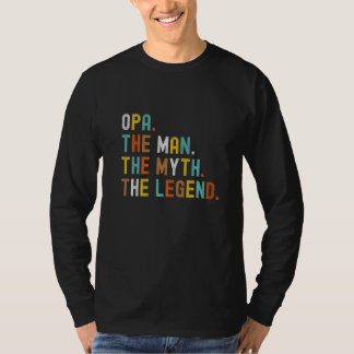 Männer öffnen den Mann, den Mythos, den Tag des le T-Shirt