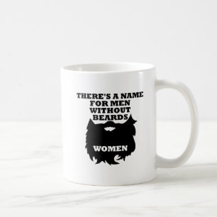 Männer ohne Bärte Lustiger Becher Kaffeetasse
