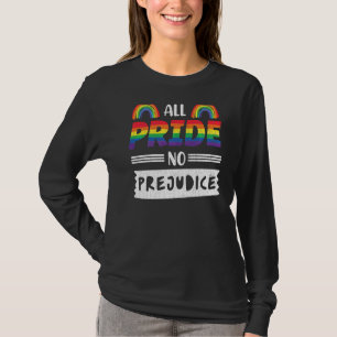 Männer ohne Vorurteil Lgbtq Gay Month Graph T-Shirt