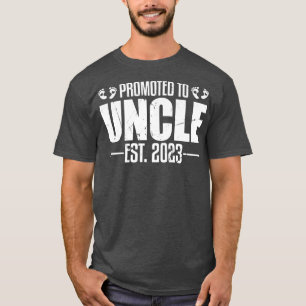 Männer Onkel 2023 Schwangerschaftsankündigung T-Shirt
