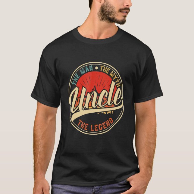 Männer Onkel der Mann der Mythos Der legendäre Vat T-Shirt (Vorderseite)