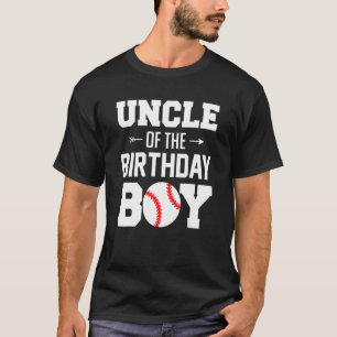 Männer Onkel des Geburtstags Boy Baseball Boy Fami T-Shirt