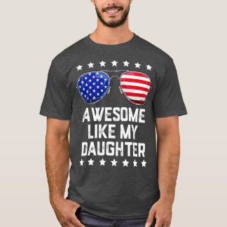 Männer Phantastisch wie meine Tochter Sonnenbrille T-Shirt