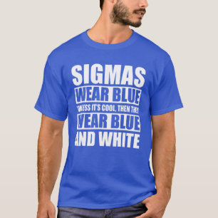 Männer Phi-1914 tragen Blau und Weiß, wenn es ni T-Shirt