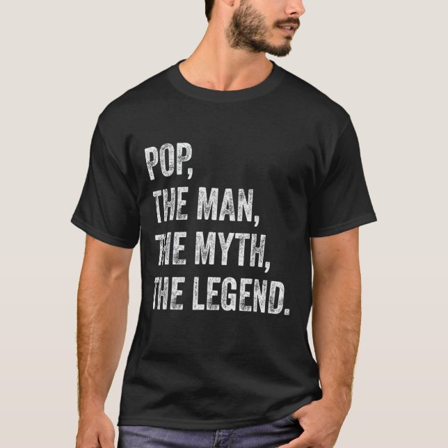 Männer Pop Der Mensch Der Mythos Der legendäre Vat T-Shirt (Vorderseite)