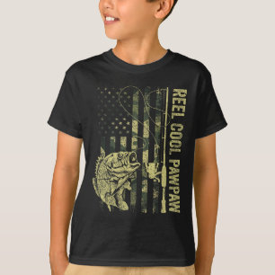 Männer Reel Cool Pawpaw Tarnung Amerikanische Flag T-Shirt
