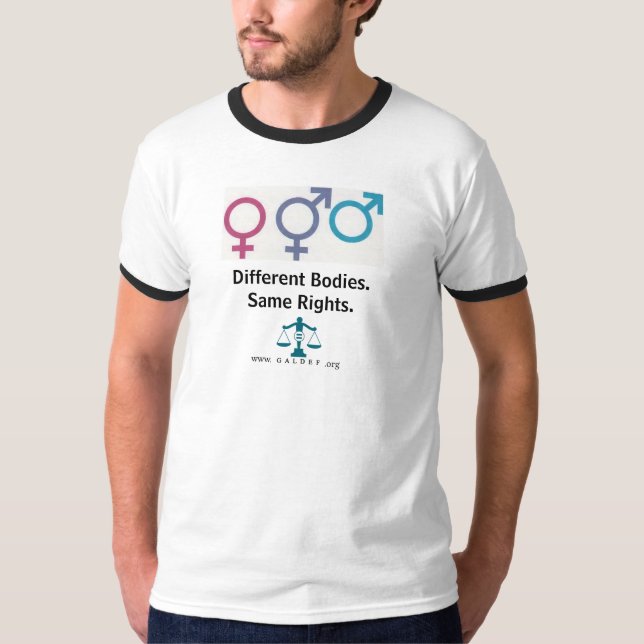 Männer-Ringer-T - Shirt - Verschiedene Gremien (Vorderseite)
