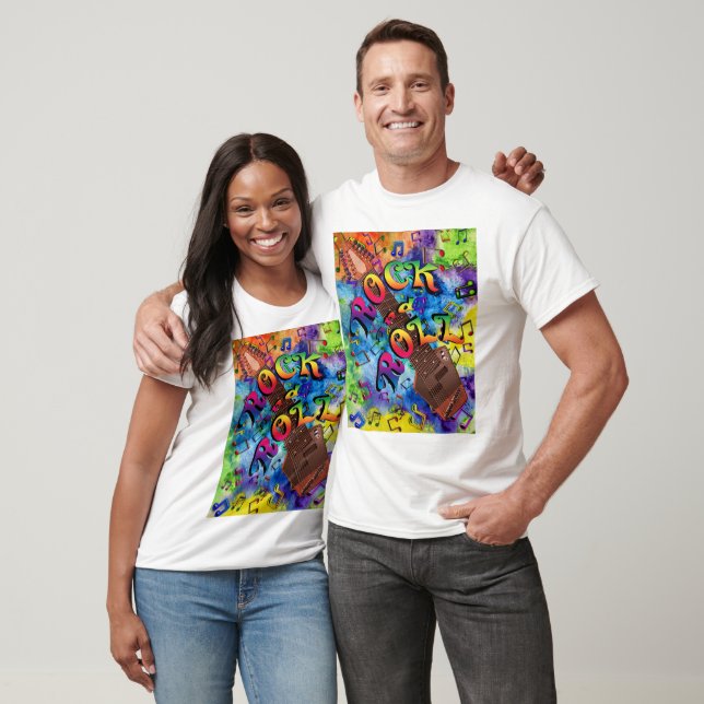 Männer-Rock-and-Roll-T-Shirt T-Shirt (Unisex)