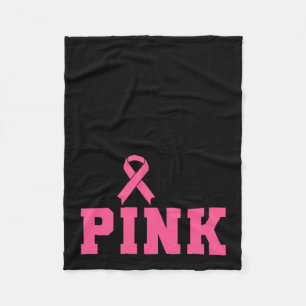 Männer Rock Pink Brustkrebs Bewusstsein Fleecedecke