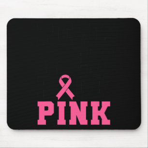 Männer Rock Pink Brustkrebs Bewusstsein Mousepad