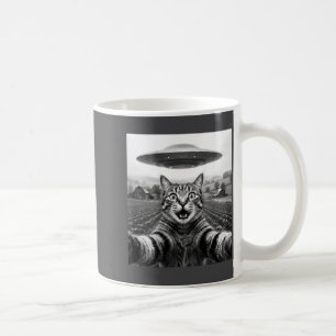Männer Rücken Katze Selfie Alien Ufo Kaffeetasse