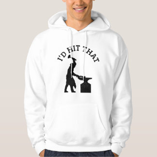 Männer Schmied Ich würde diesen Schmiedewitz mögen Hoodie