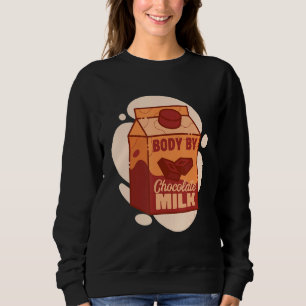 Männer Schokolade Milch Süßmilchnahrung Sweatshirt