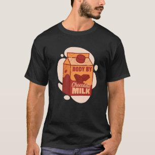 Männer Schokolade Milch Süßmilchnahrung T-Shirt