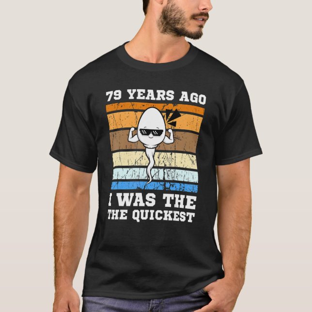 Männer schwimmen vor 79 Jahren schnell T-Shirt (Vorderseite)