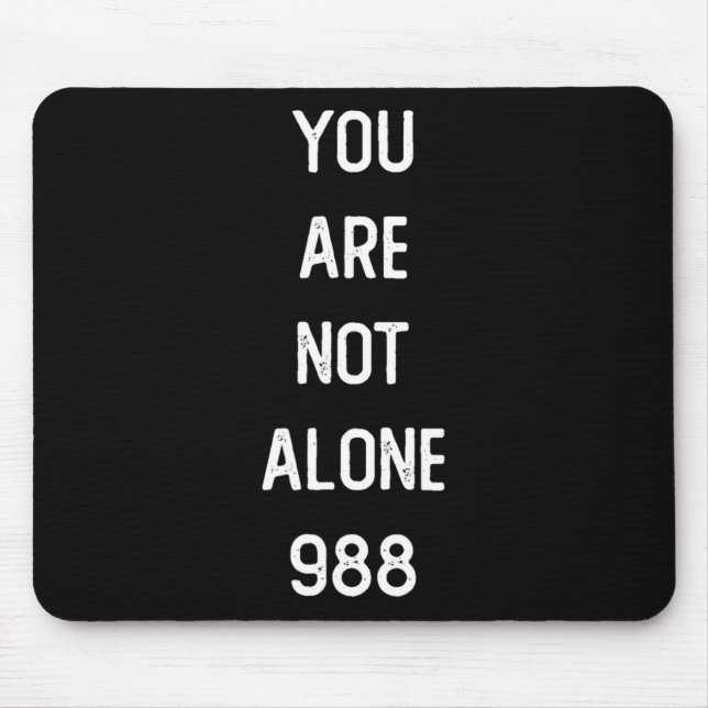 Männer Sie sind nicht allein 988 Mousepad (Vorne)