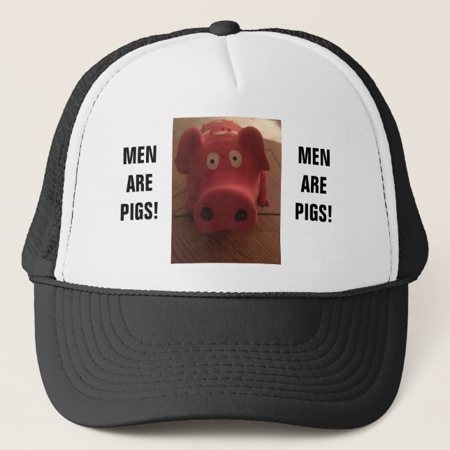 MÄNNER SIND SCHWEINE! TRUCKERKAPPE (Vorderseite)