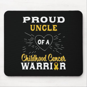 Männer sind stolz auf einen Krebskrieger im Kindes Mousepad