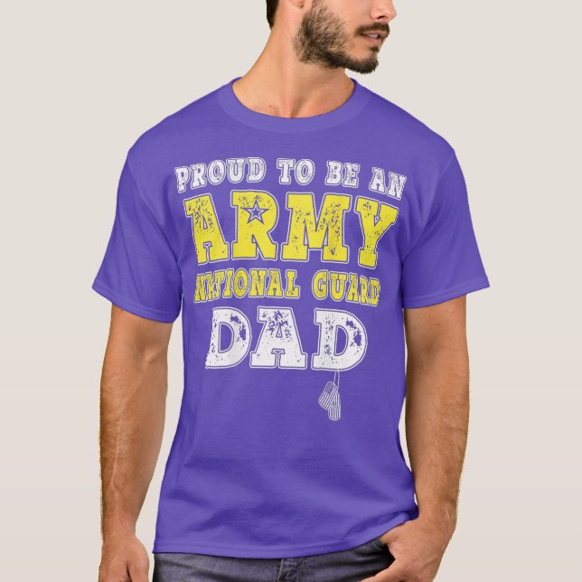 Männer sind stolz darauf, Vater der Nationalgarde  T-Shirt (Vorderseite)