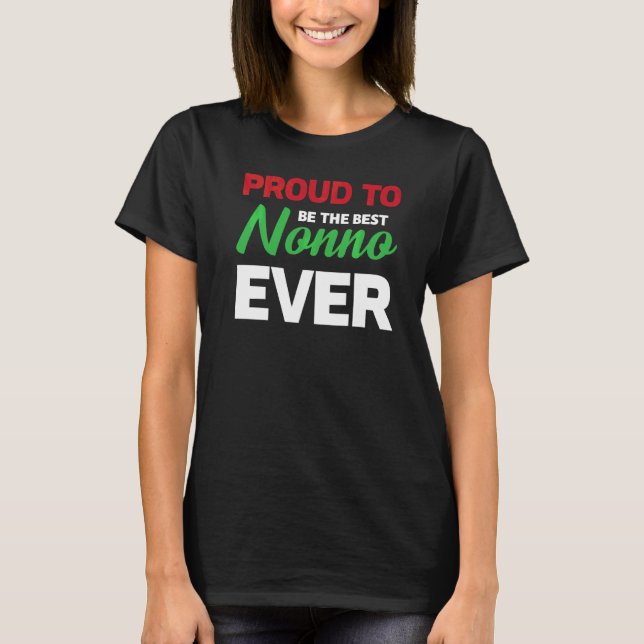 Männer sind stolz, die beste Nonno-Grandad aller Z T-Shirt (Vorderseite)