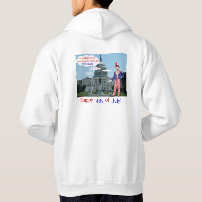 Männer sind verrückt. Glückwunsch 4. Ratte/Unclesa Hoodie (Rückseite)