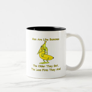 Männer sind wie Bananen Zweifarbige Tasse