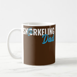 Männer-Snorkeling-Vater-Tauch-Tauchen-Snorkeling Kaffeetasse