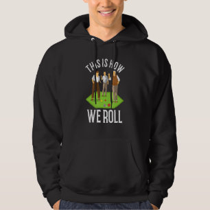 Männer So rollen wir Boccia Hoodie